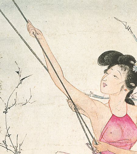浏阳-胡也佛的仕女画和最知名的金瓶梅秘戏图
